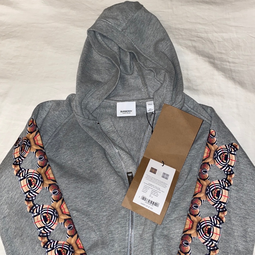 Burberry Kids Zip Hoodie